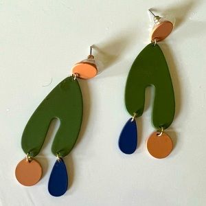 SiiZU Abstract Earrings